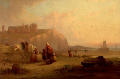 Scene on the Coast of Normandy, France by Richard Parkes Bonington